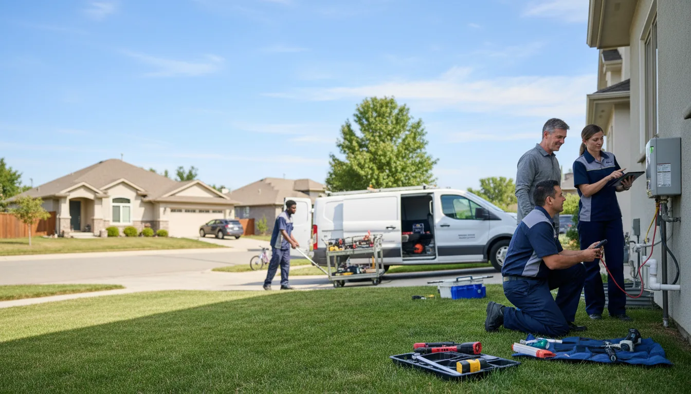Tankless water heater service in Aston, PA